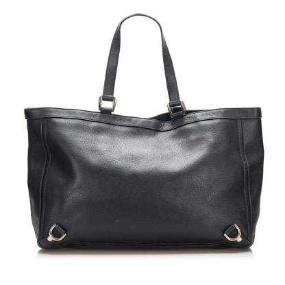 Gucci Abbey D-Ring Leather Tote (SHG-qhPuxB)