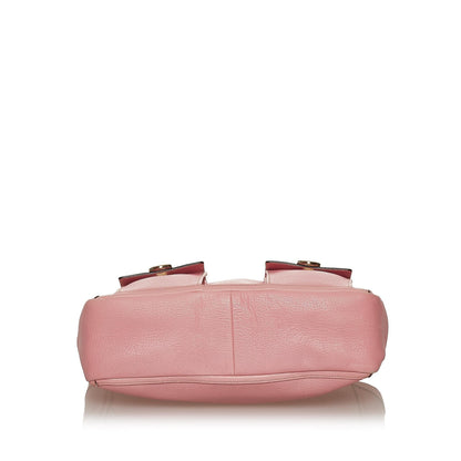 Gucci Abbey Iris Leather Tote Bag (SHG-37220)