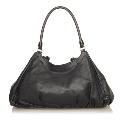 Gucci Abbey Leather Shoulder Bag (SHG-31858)