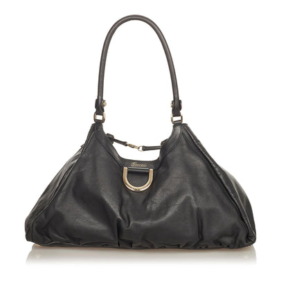 Gucci Abbey Leather Shoulder Bag (SHG-31858)