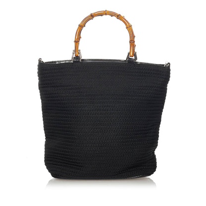 Gucci Bamboo Canvas Tote Bag (SHG-37601)