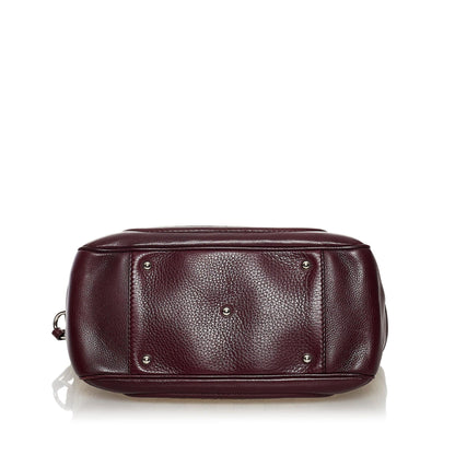 Gucci Bamboo GG Canvas Tassel Tote Bag (SHG-34793)