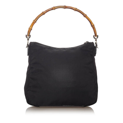 Gucci Bamboo Nylon Shoulder Bag (SHG-4hnVDO)