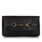 Gucci Bright Bit Leather Clutch Bag (SHG-32760)