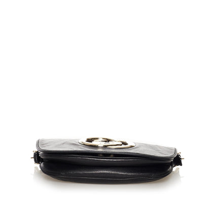 Gucci Britt Leather Shoulder Bag (SHG-32298)