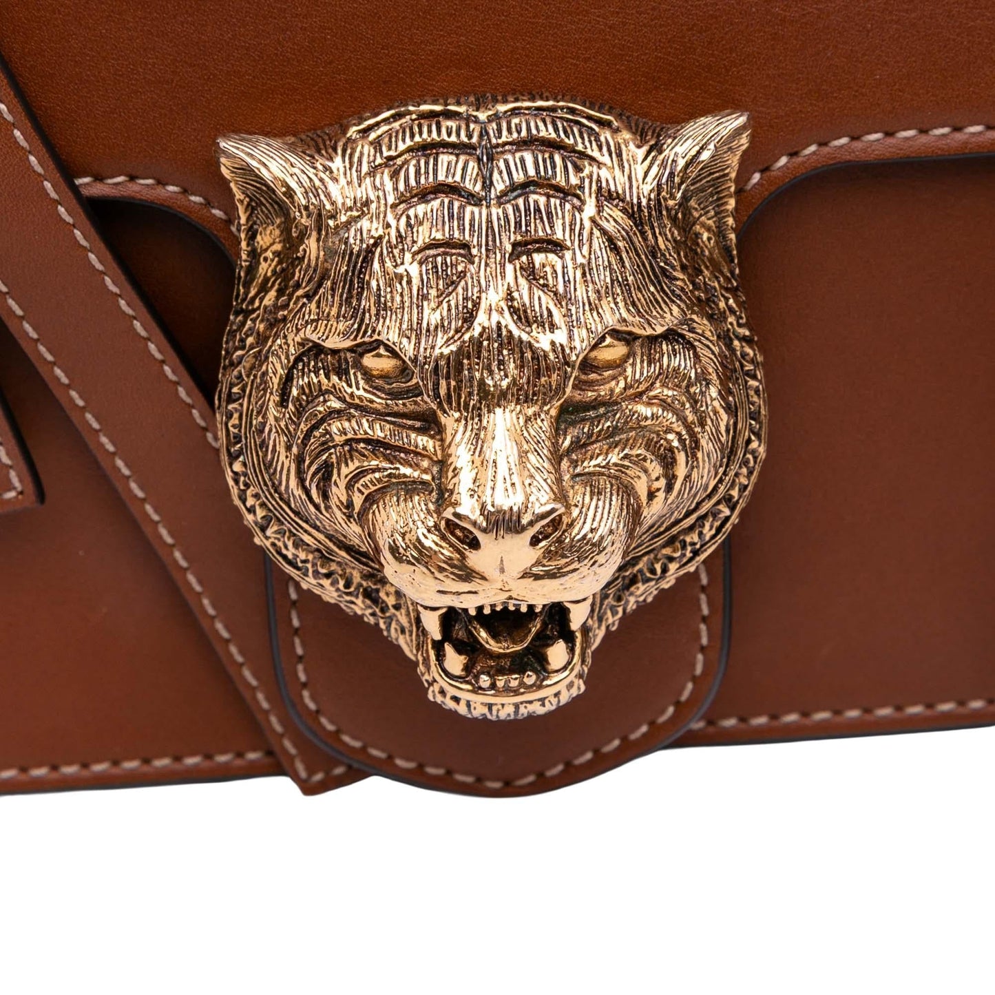Gucci Calfskin Animalier Shoulder Bag