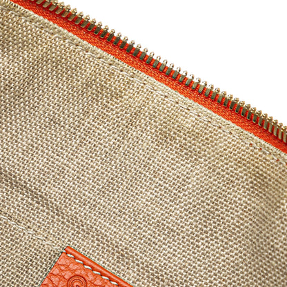 Gucci Calfskin Bamboo Tassel Clutch