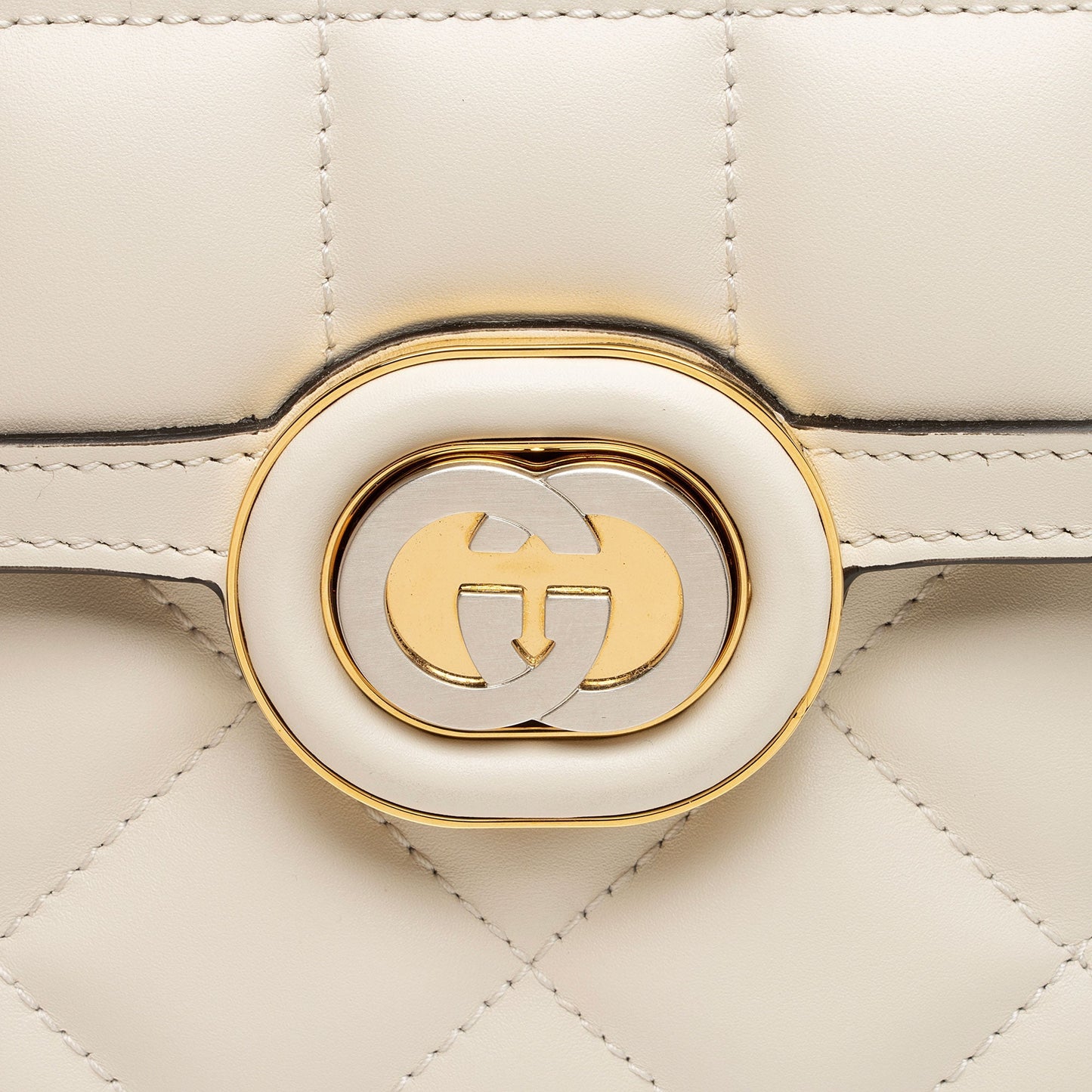Gucci Calfskin Deco Mini Shoulder Bag