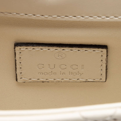 Gucci Calfskin Deco Mini Shoulder Bag