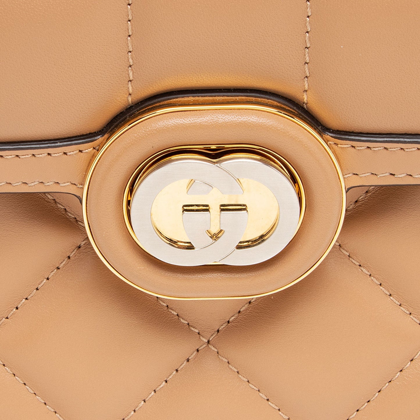 Gucci Calfskin Deco Mini Shoulder Bag