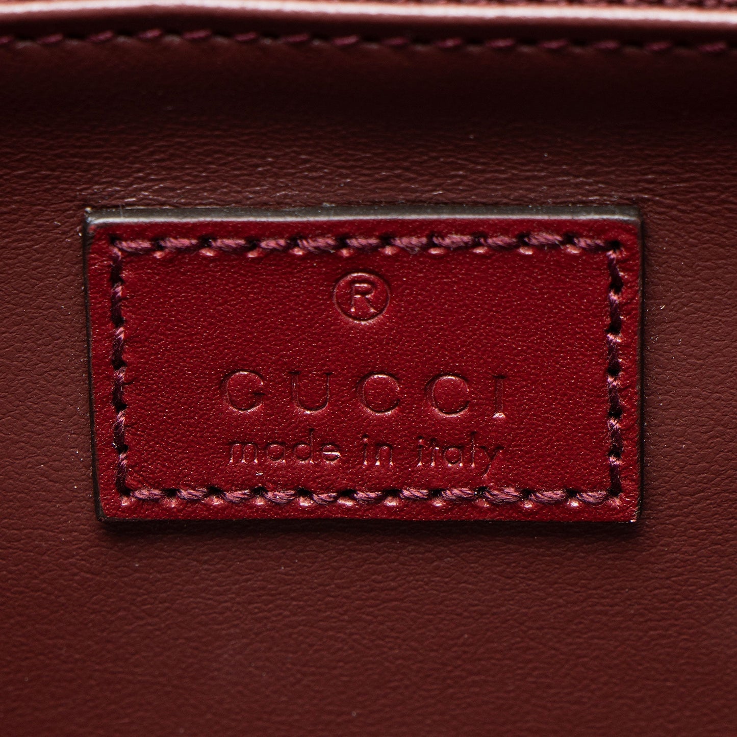 Gucci Calfskin Deco Small Shoulder Bag