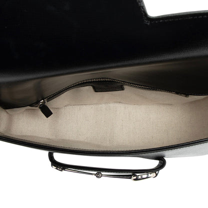 Gucci Calfskin Horsebit 1955 Asymmetric Small Shoulder Bag
