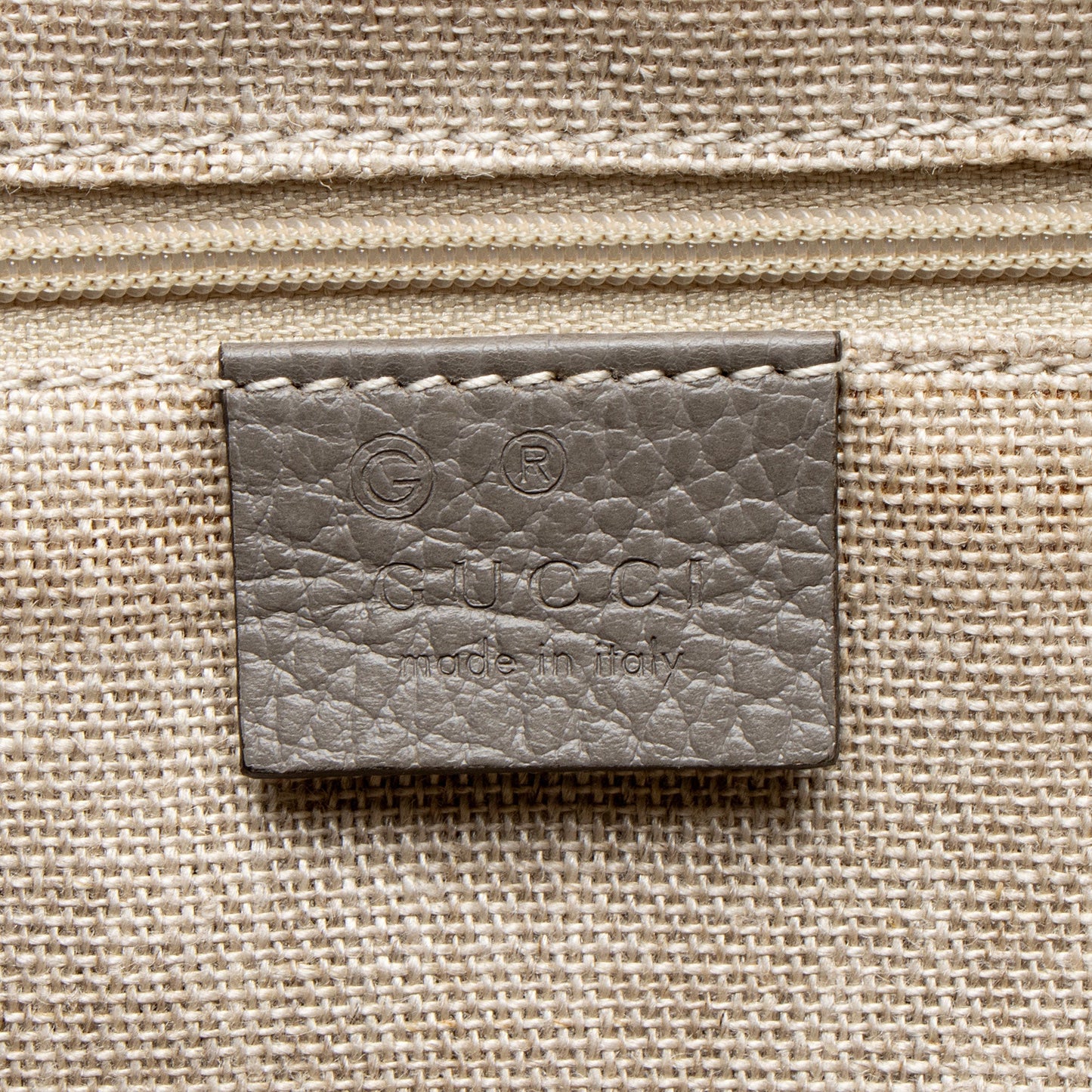 Gucci Calfskin Interlocking G Top Handle Medium Shoulder Bag