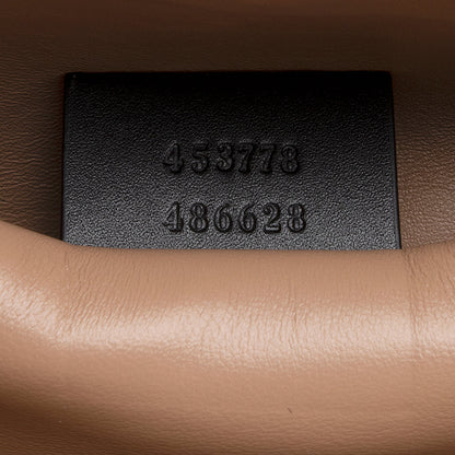 Gucci Calfskin Pearl Bee Broadway Mini Shoulder Bag (SHF-21311)