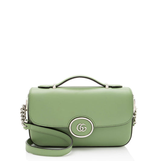 Gucci Calfskin Petite GG Mini Shoulder Bag