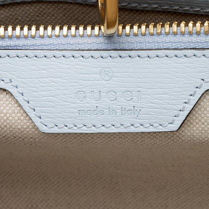 Gucci Calfskin Shangai Tiger Print Medium Tote