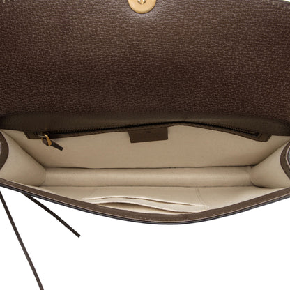 Gucci Calfskin Web Animalier Shoulder Bag