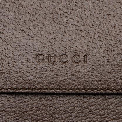Gucci Calfskin Web Animalier Shoulder Bag
