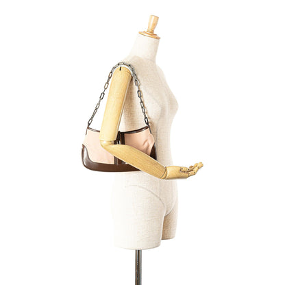 Gucci Canvas Jackie Chain Shoulder Bag