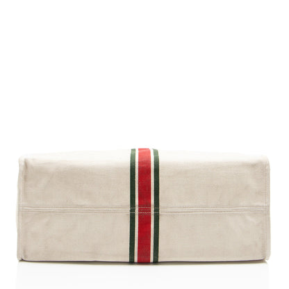 Gucci Canvas Web Foldable Large Tote