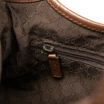 Gucci Canvas Web Jackie Shoulder Bag