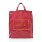 Gucci Coated Canvas Logo Tote (SHF-16202)