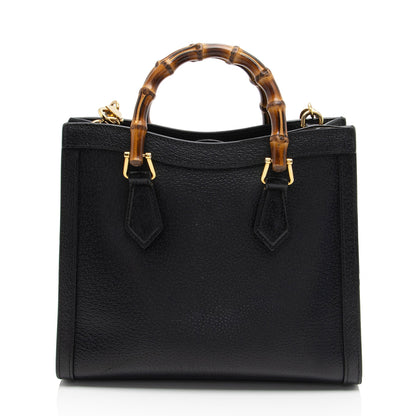 Gucci Cuir Leather Diana Small Tote