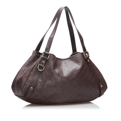 Gucci D-Ring Guccissima Pelham Shoulder Bag (SHG-Ff7VBK)