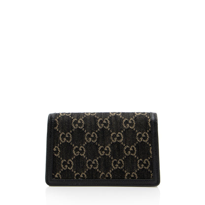 Gucci Denim Dionysus Super Mini Shoulder Bag (SHF-znXV7t)