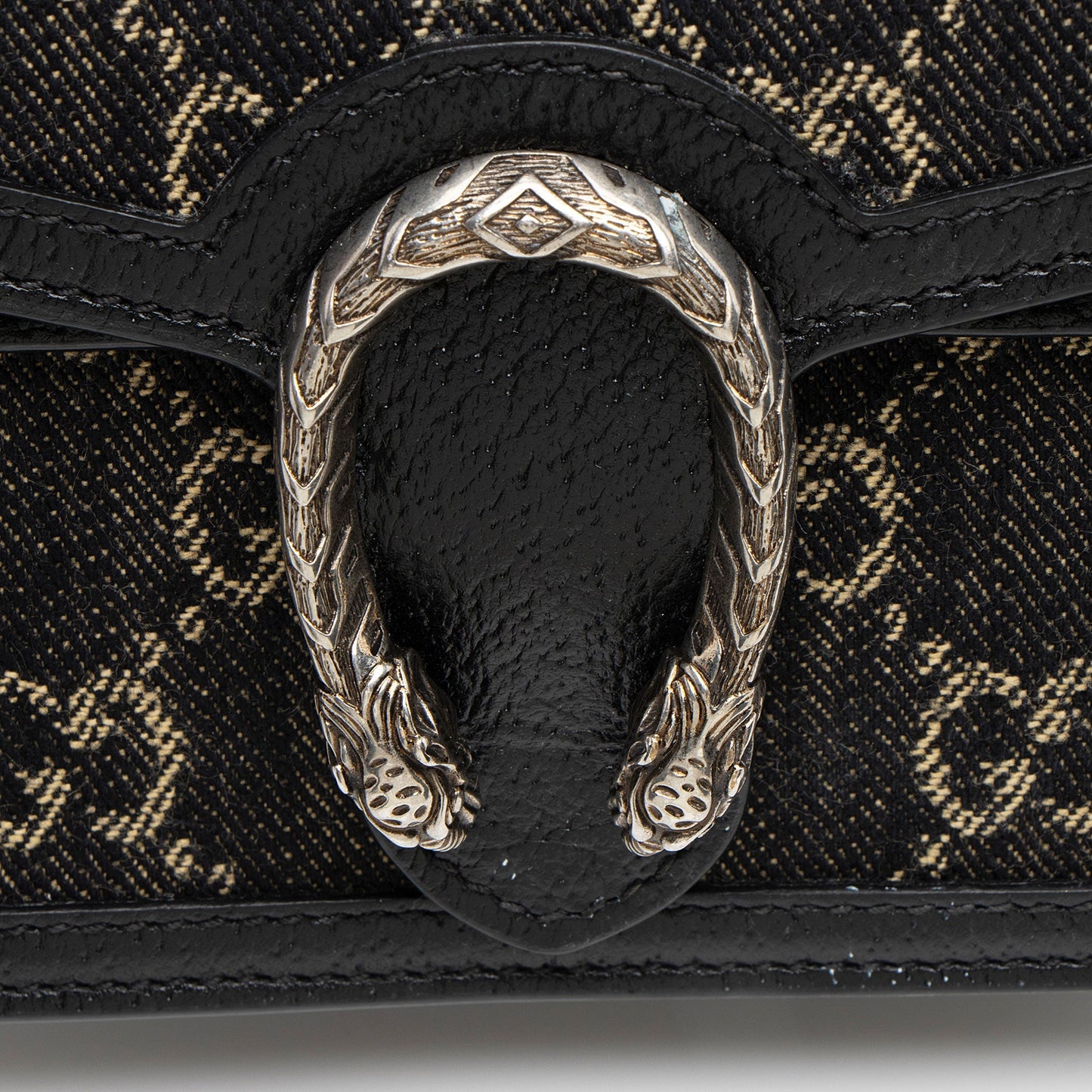 Gucci Denim Dionysus Super Mini Shoulder Bag (SHF-znXV7t)