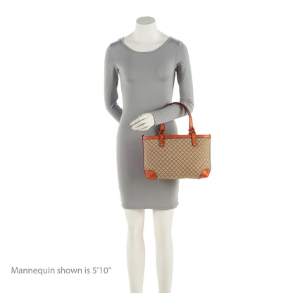 Gucci Diamante Canvas Craft Small Tote (SHF-22433)