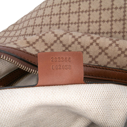 Gucci Diamante Canvas Village Double G Shoulder Bag