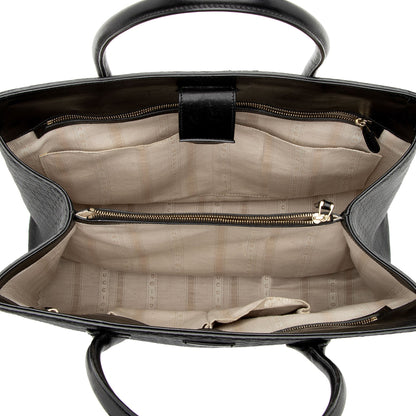 Gucci Diamante Leather Bright Medium Tote (SHF-wVVyJu)