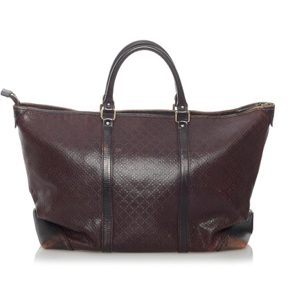 Gucci Diamante Leather Tote Bag (SHG-30327)