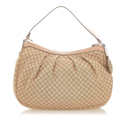 Gucci Diamante Sukey Canvas Shoulder Bag (SHG-32156)