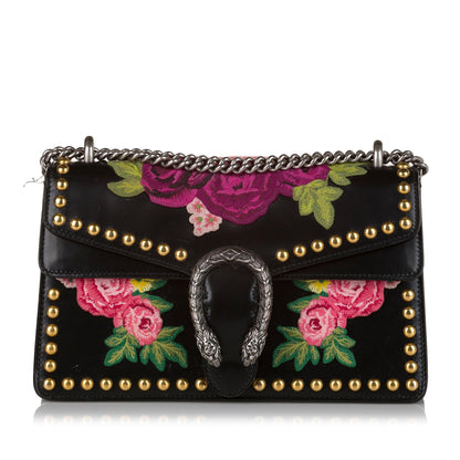 Gucci Dionysus Embroidered Studded Shoulder Bag (SHG-35202)
