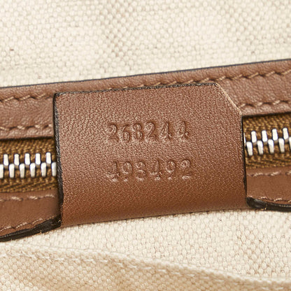 Gucci Double G Braided Strap Leather Crossbody Bag (SHG-deDhdC)