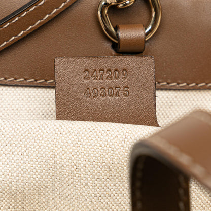 Gucci Flora Canvas Craft Tote (SHG-7nJYvD)
