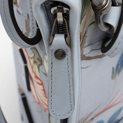 Gucci Flora Canvas Zip Medium Tote (SHF-0uKTTK)
