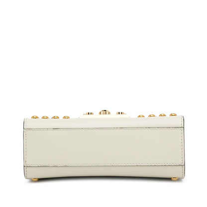 Gucci Floral Studded Padlock Shoulder Bag (SHG-0r94kw)
