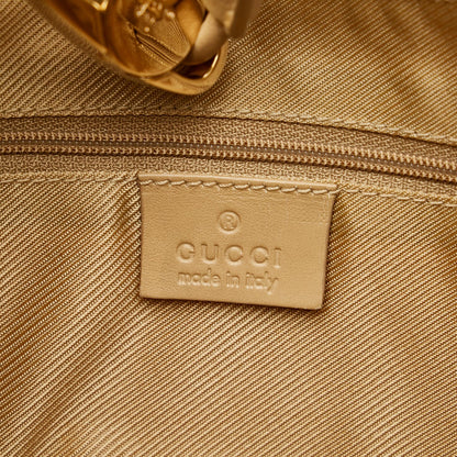Gucci G Monogram Canvas Shoulder Bag (SHG-24198)