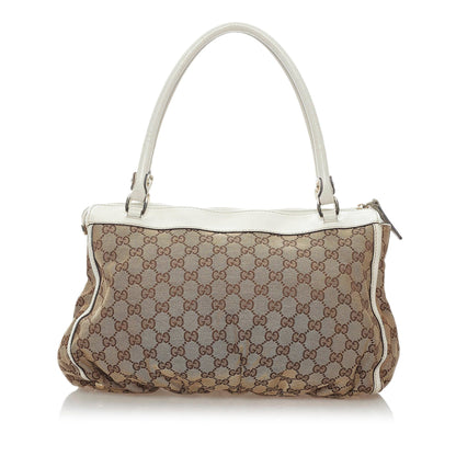 Gucci GG Abbey D-Ring Canvas Shoulder Bag (SHG-32453)