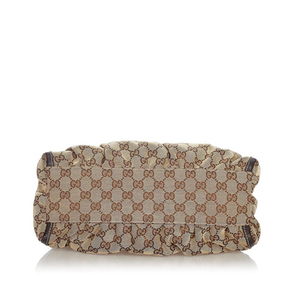 Gucci GG Canvas Abbey D-Ring Shoulder Bag (SHG-23632)
