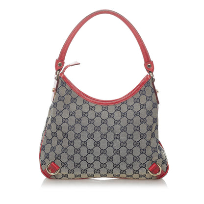 Gucci GG Canvas Abbey D-Ring Shoulder Bag (SHG-30958)