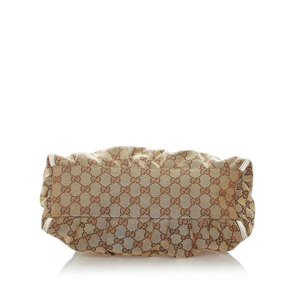 Gucci GG Canvas Abbey D-Ring Shoulder Bag (SHG-30987)