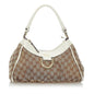 Gucci GG Canvas Abbey D-Ring Shoulder Bag (SHG-33525)