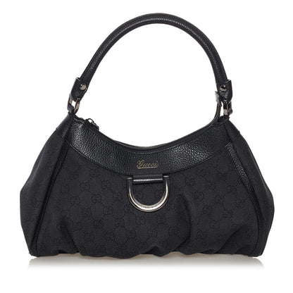 Gucci GG Canvas Abbey D-Ring Shoulder Bag (SHG-33709)