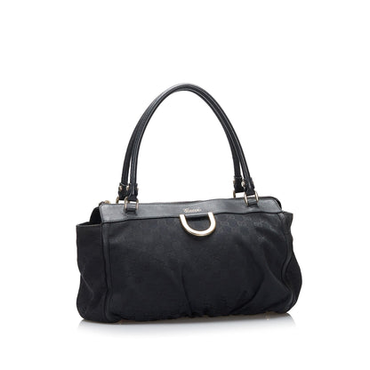 Gucci GG Canvas Abbey D-Ring Shoulder Bag (SHG-C7q6aL)