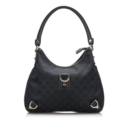 Gucci GG Canvas Abbey D-Ring Shoulder Bag (SHG-94jb7E)