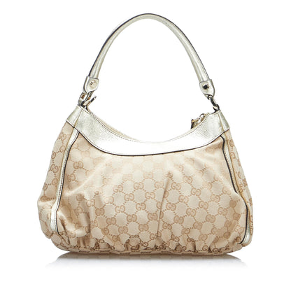 Gucci GG Canvas Abbey D Ring Shoulder Bag (SHG-MgwrDM)